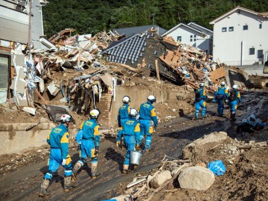 Стихийное бедствие в Японии унесло жизни 156 человек