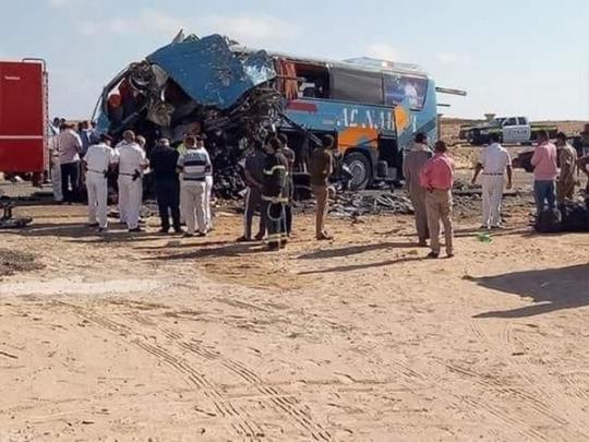 Близ популярного египетского курорта разбился пассажирский автобус