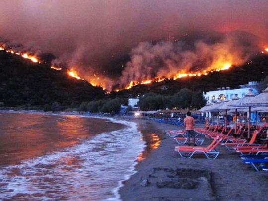 В Греции задержали подозреваемого в поджогах леса