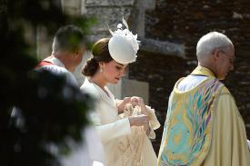 Британскую принцессу Шарлотту крестили
