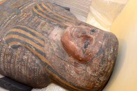 Журналистам продемонстрировали египетские древности из Лавры