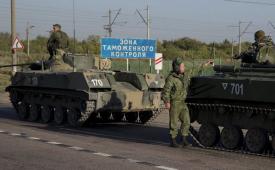 Колонна российской военной техники пересекла границу Украины