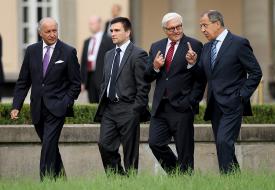 Встреча министров иностранных дел Украины, России, Германии и Франции