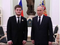 Ахмат Кадыров с Путиным
