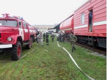 Пожежний потяг Укрзалізниці