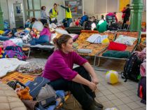 Центр приема беженцев в Польше