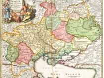 старинная карта Украины