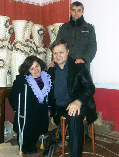 Валентина и Иван Миньковские с сыном Василием