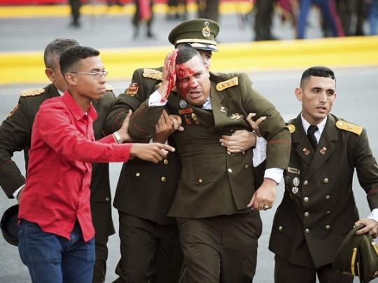 Покушение на президента Венесуэлы: опубликовано видео взрыва дрона