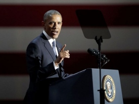 Со слезами на глазах: Барак Обама выступил с прощальной речью