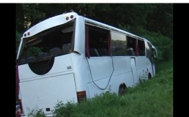 В Черниговской области разбился автобус с паломниками из России