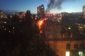 В Киеве горело общежитие Национального технического университета