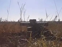 Батальон «Азов» уничтожил автомобиль вражеского командования боевиков