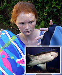 14-летняя девочка отбилась от полутораметровой акулы&#133; Доской для серфинга