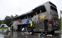 Автобус, в котором польские туристы возвращались из испании, разбился недалеко от берлина