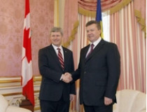 Янукович перепутал имя премьер-министра Канады