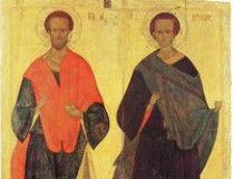 В киевский храм из Рима привезли мощи святых врачевателей Косьмы и Дамиана