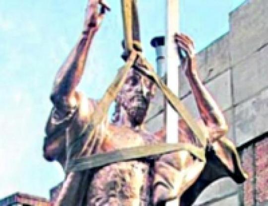 Самая большая в мире скульптура Иоанна Крестителя скоро будет установлена в Днепропетровке