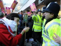 Лондон студенческий протест