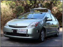 Американская компания Google провела беспилотную машину по улицам Сан-Франциско