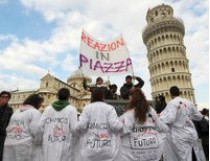 Всю Италию охватила волна студенческих манифестаций