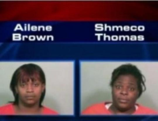 В Оклахоме арестованы две знойные афро-американки, прятавшие ворованную одежду в своих жировых складках