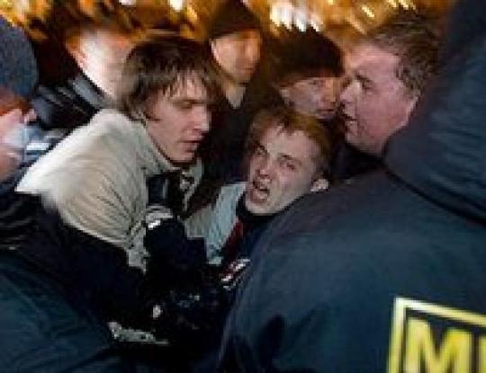 Организованный в Минске протест 