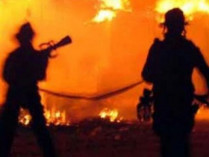 На рынке в Борисполе случился крупный пожар