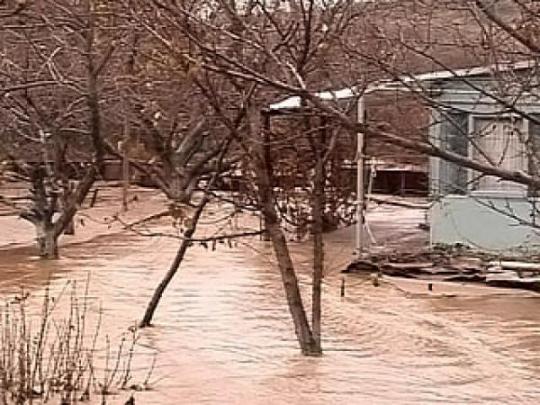 Из-за прорыва дамбы в Грузии затопило целое село