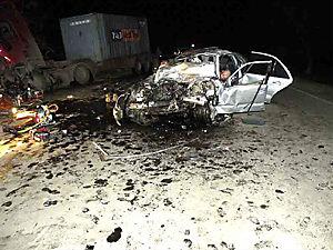 Под николаевом погибли семь пассажиров легкового «мерседеса», лоб в лоб столкнувшегося с грузовой фурой