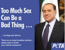 Берлускони стал лицом рекламной кампании кастрации домашних животных
