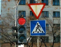 светофор, знаки