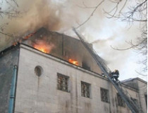 пожар дом культуры «Большевик» 