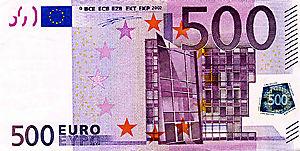 В великобритании запретили использование 500-евровых купюр