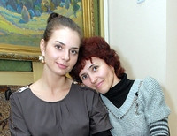 Алина Капура с мамой