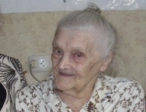 110-летняя киевлянка Антонина Тищенко 