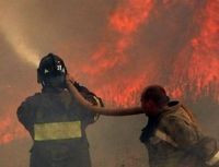 Пожар в РОВД в Одесской области
