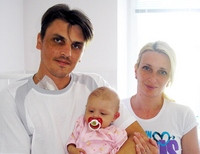 Алена и Сергей с дочерью Ангелиной
