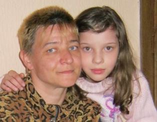 Лариса Разводовская с дочерью
