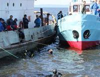 Спасатели завершили осмотр затонувшего теплохода «Булгария»