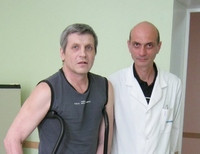 Сергей Нагула с доктором Евгением Чирах
