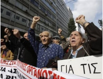 протесты в Греции