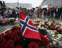 акция памяти погибших в Норвегии