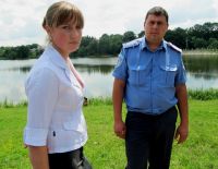 Вадим Семчик и спасенныая им Оксана Пилипчук