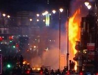 В Лондоне вспыхнули беспорядки