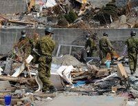 расчистка завалов после землетрясения