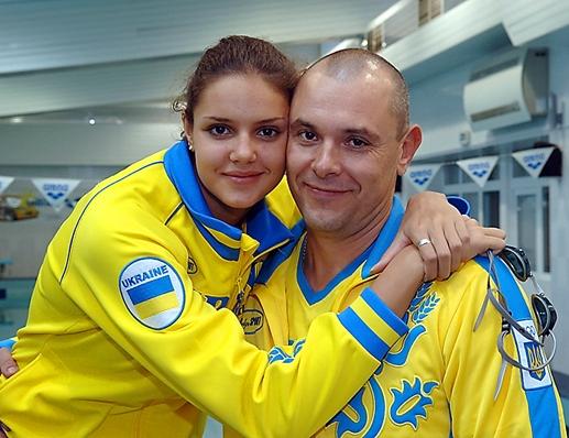 Дарья Зевина и ее отец и тренер Юрий Зевин
