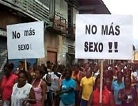 секс-забастовка колумбийских женщин
