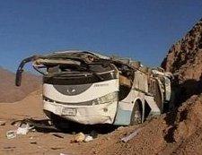 автобус разбился в Египте
