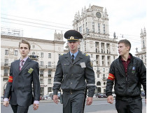 Белорусская милиция и дружинники